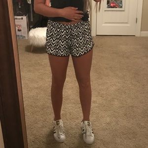 chevron print victoria secret shorts